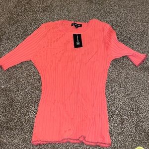GRAPEFRUIT COLOR BUSINESS TOP